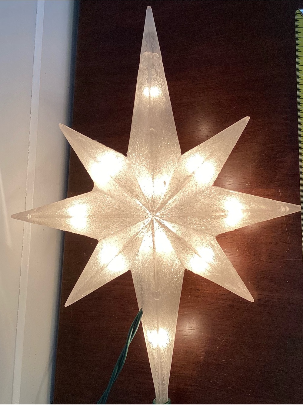 White Illuminated Star Holiday Decoration - Home Holiday